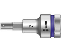 8740 C Hex-Plus HF Zyklop Головка торцевая с вставкой-битой с внешним шестигранником, 1/2", с фиксацией, 7 x 60 мм