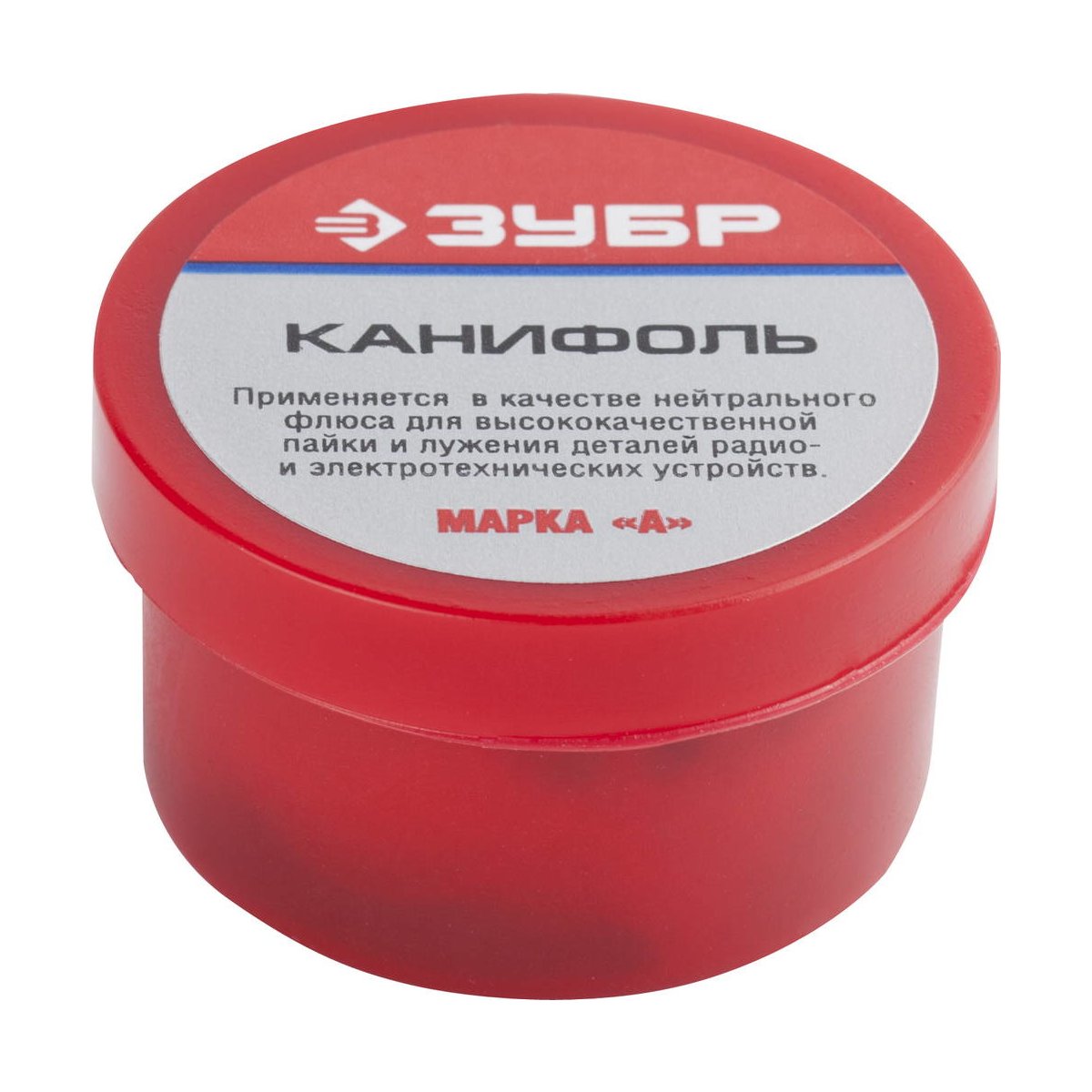 ЗУБР 20 г, нейтральный, канифоль для паяльных работ 55470-020