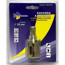 Trio Diamond Коронка алмазная по керамике и кафелю с центрирующим сверлом 28мм  400028