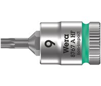 8767 A HF TORX® Zyklop Головка торцевая с вставкой-битой, 1/4", TX 9 x 28 мм, с фиксацией