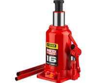 STAYER 16 т, 230-460 мм, домкрат бутылочный гидравлический RED FORCE 43160-16_z01