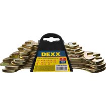 DEXX 8 шт, 8 - 24 мм, набор ключей гаечных рожковых 27018-H8