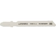 STAYER по металлу, HSS, EU-хвост., шаг 1.2 мм, 50 мм, 2 шт., полотно для эл/лобзика 159485-1.2_z01