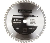 STAYER ⌀ 200 x 32 мм, 36T, диск пильный по дереву 3681-200-32-36