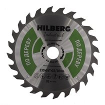 Диск пильный Hilberg Industrial Дерево 230*32/30*24Т HW233