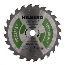 Диск пильный Hilberg Industrial Дерево тонкий рез 190*20*24Т HWT194