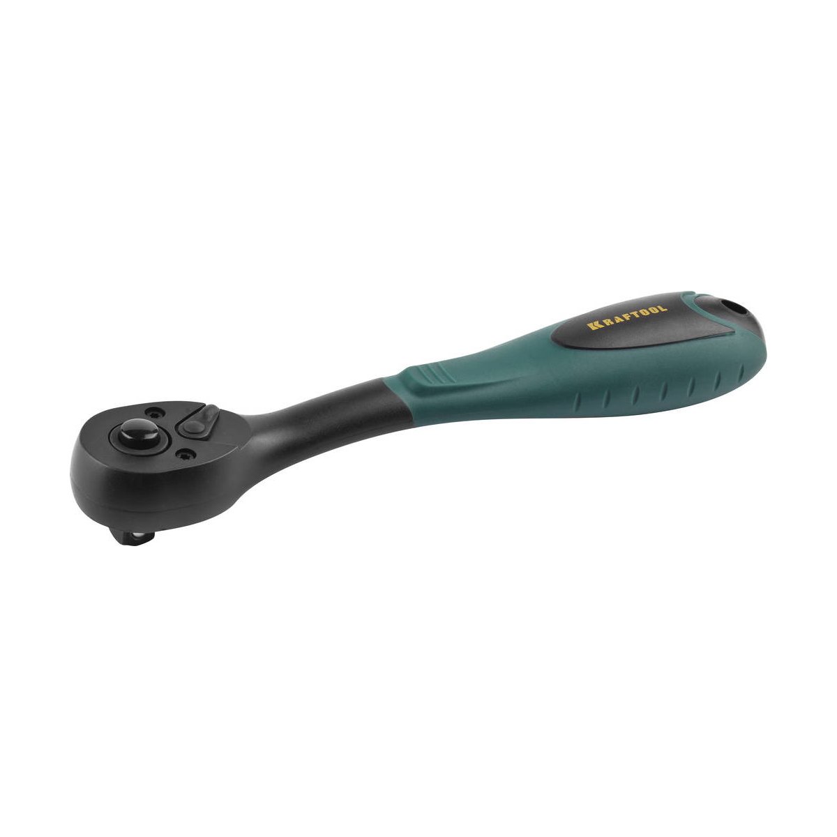 KRAFTOOL 3/8", 72 зубца, Сr-V сталь, трещотка для торцовых головок 27796-3/8_z02