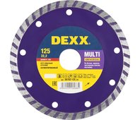 DEXX ⌀ 125х22.2 мм, алмазный, сегментированный, круг отрезной для УШМ 36702-125_z01