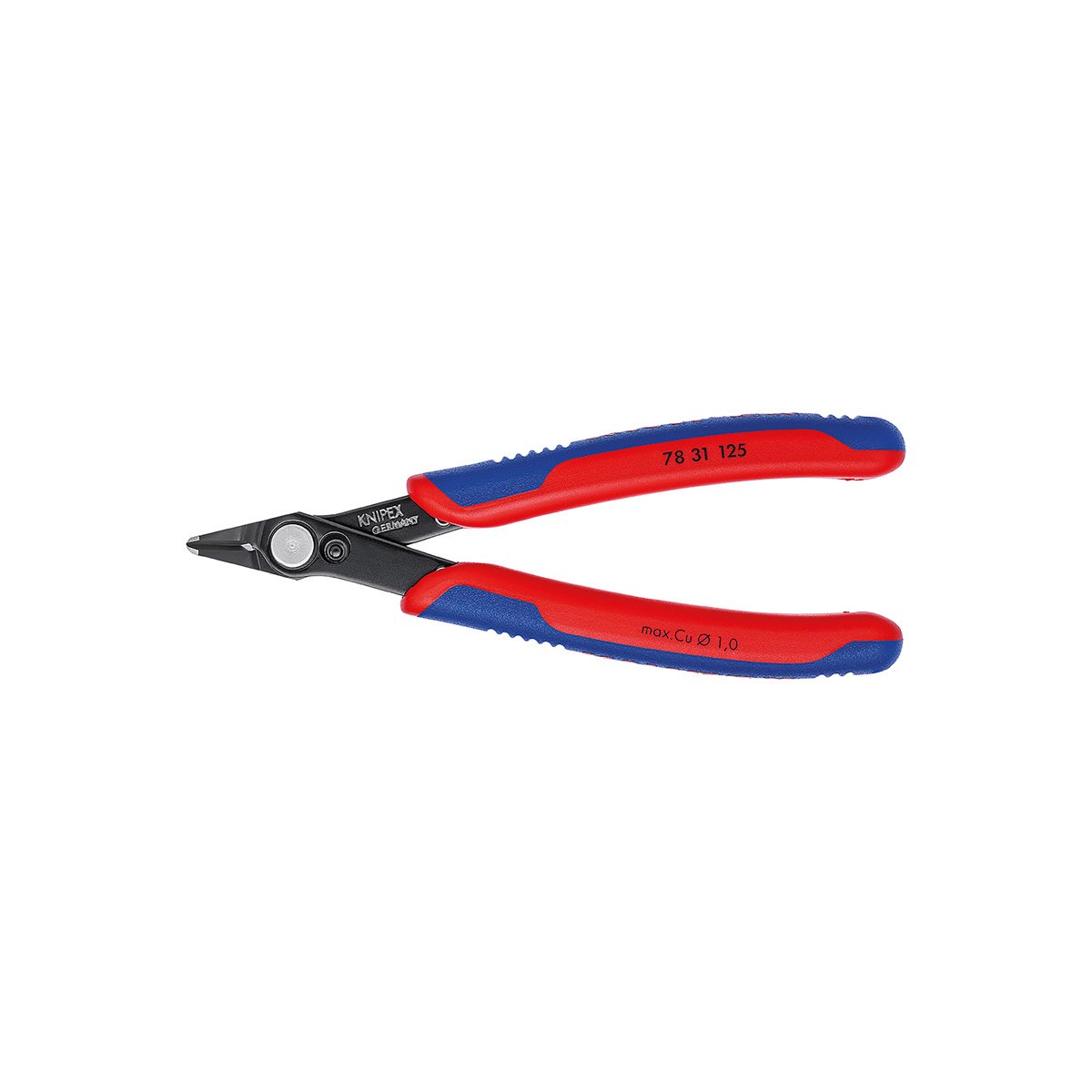 Electronic Super Knips® Бокорезы прецизионные, нерж., с тонкой головкой, 125 мм, 2-комп ручки