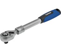 ЗУБР 1/2", 72 зубца, Cr-V сталь, трещотка для торцовых головок телескопическая 27732-1/2