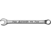 STAYER 7 мм, комбинированный гаечный ключ 27085-07