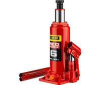 STAYER 6 т, 216-413 мм, домкрат бутылочный гидравлический RED FORCE 43160-6_z01