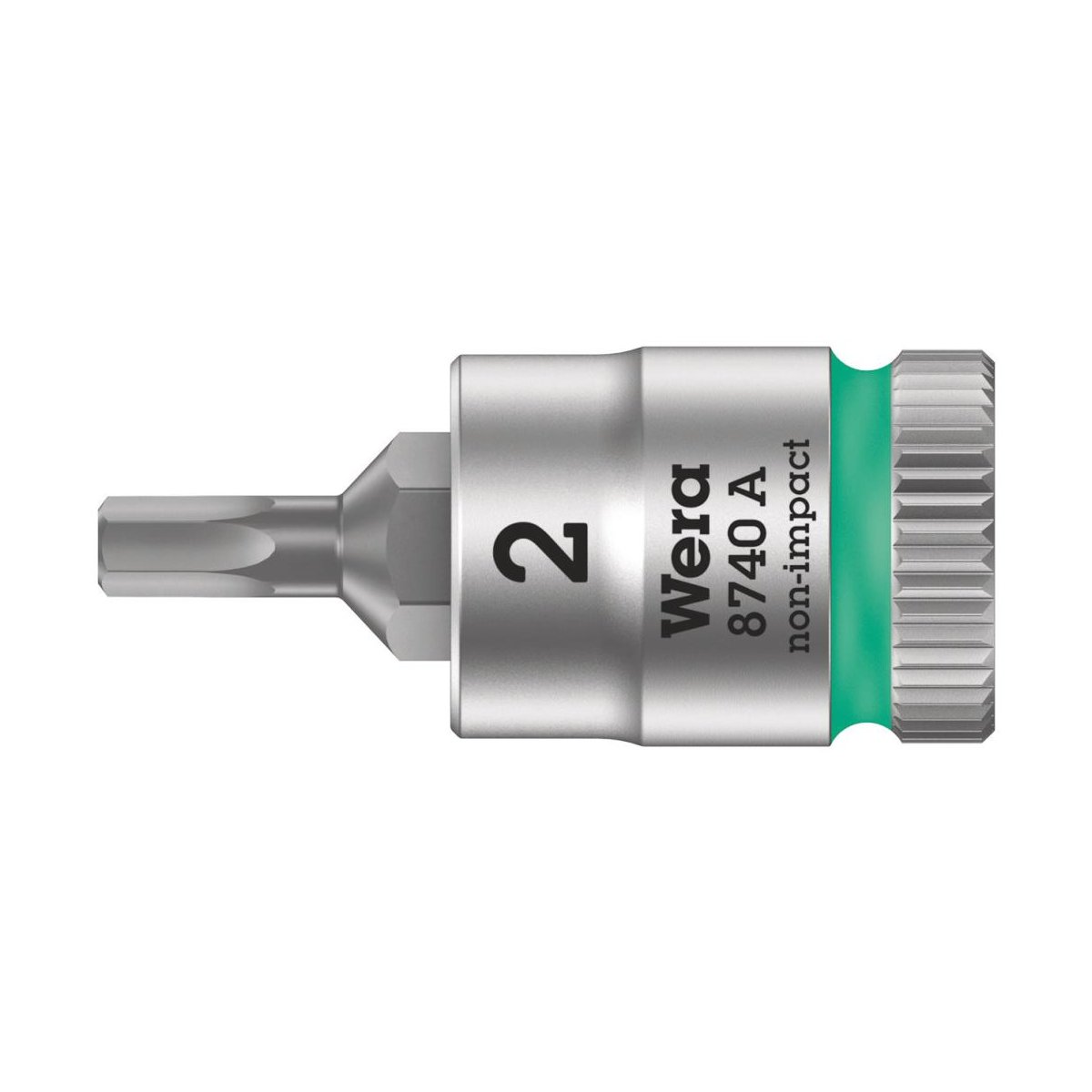 8740 A Hex-Plus Zyklop Головка торцевая с вставкой-битой с внешним шестигранником, 1/4", 2 x 28 мм