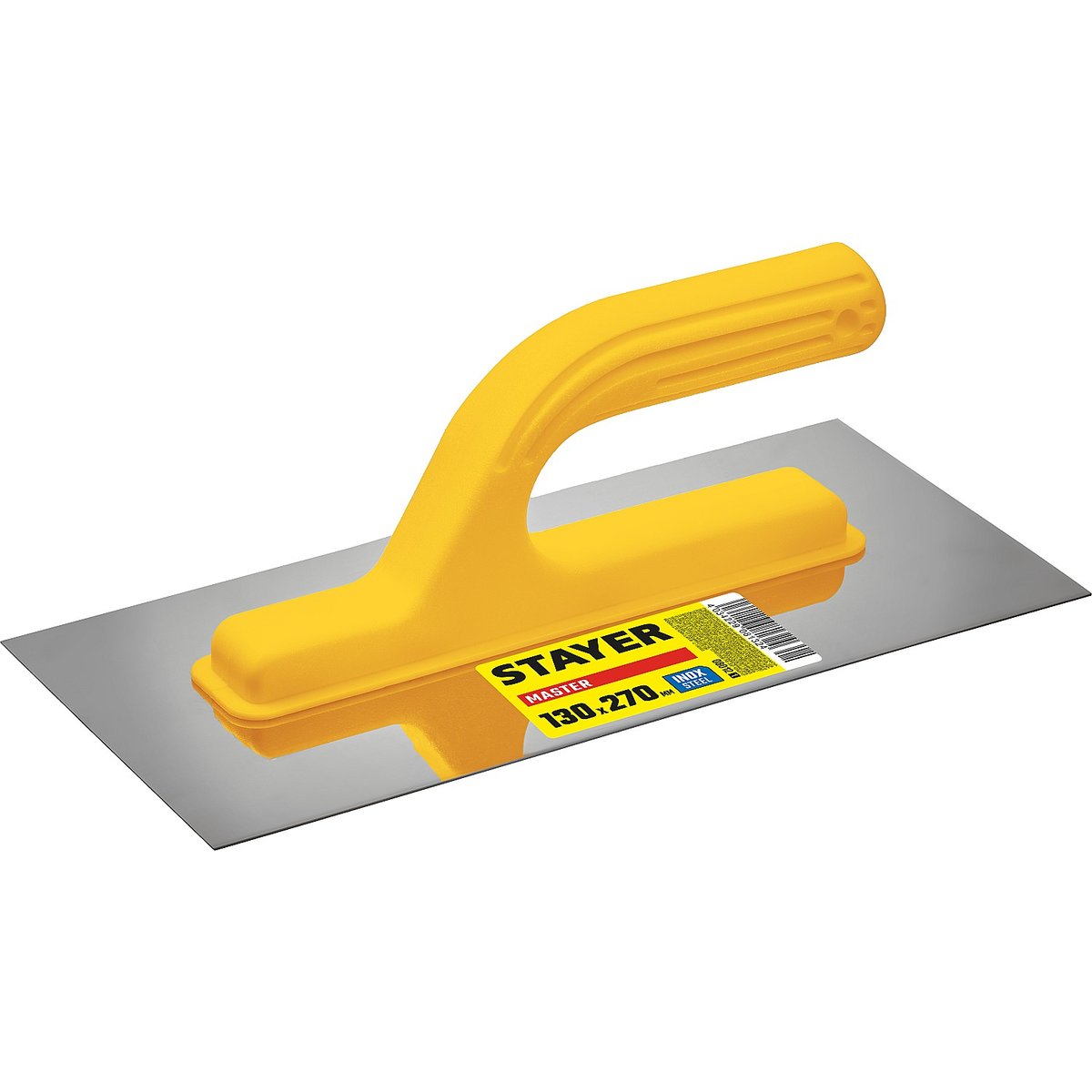 STAYER 120x280 мм, стальная, пластмассовая ручка, гладилка штукатурная 08012