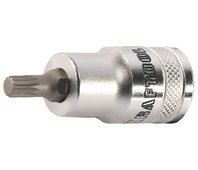 KRAFTOOL 1/2", S2 сталь, M5, сатинированная, торцовая бита-головка "INDUSTRIE QUALITAT" 27911-05