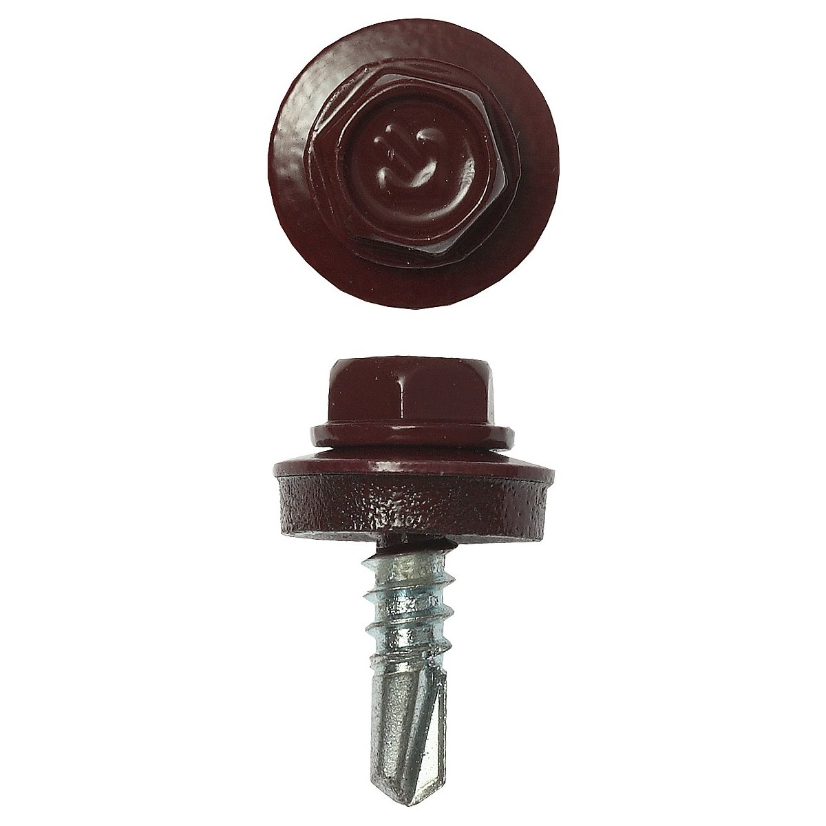 ЗУБР 19 х 5.5 мм, 500 шт., окрашенные, саморезы для кровельных материалов RAL 3005 4-300315-55-019-3005