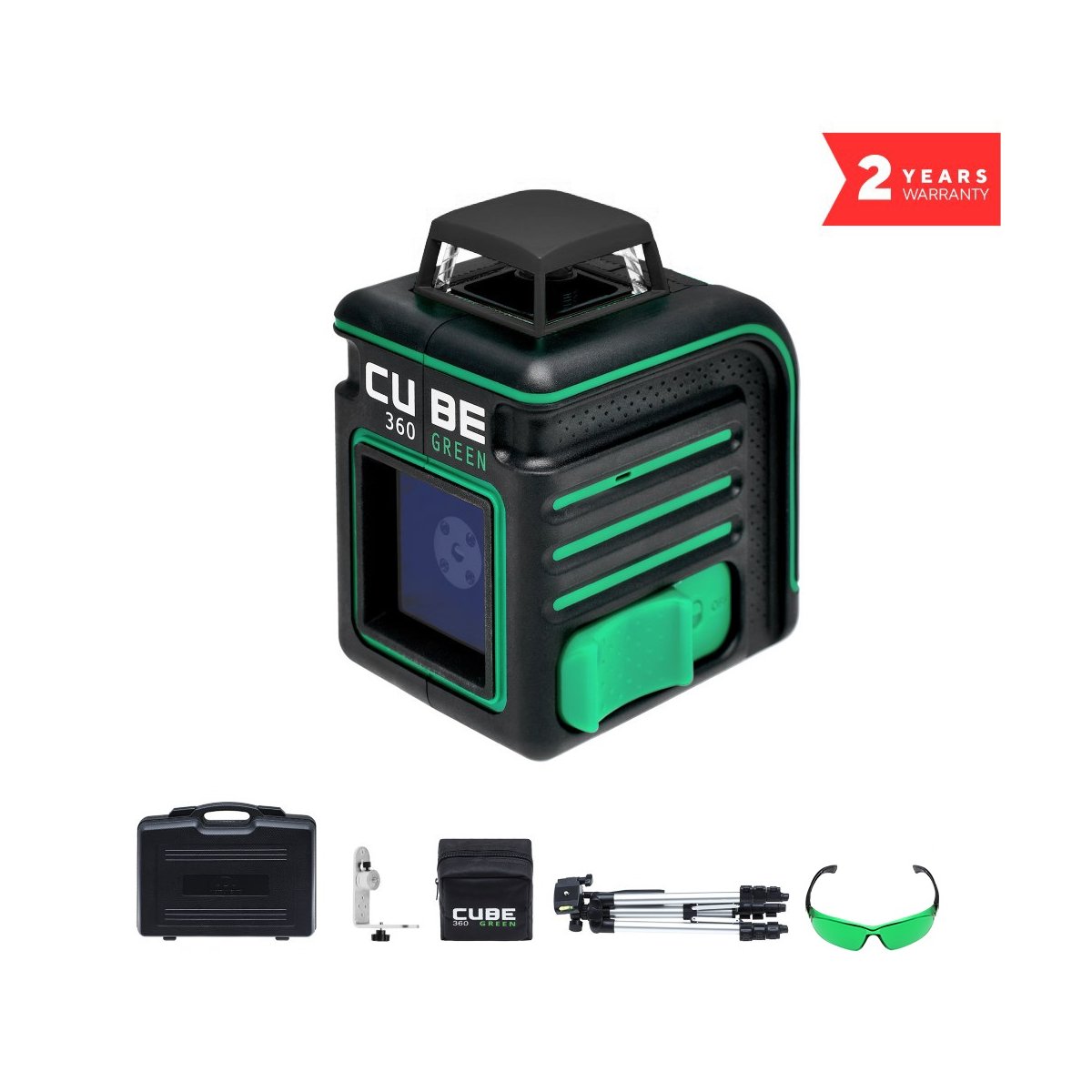 Лазерный уровень ADA CUBE 360 GREEN ULTIMATE EDITION