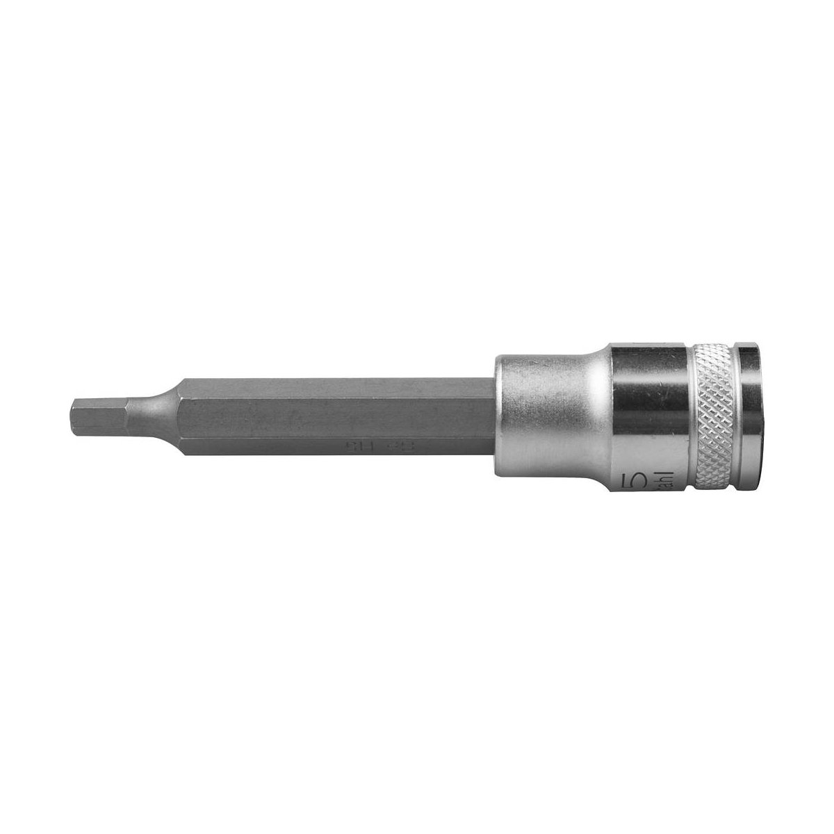 KRAFTOOL 1/2", S2 сталь, H5, сатинированная, торцовая бита-головка удлиненная "INDUSTRIE QUALITAT" 2