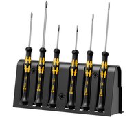 1578 A/6 ESD Kraftform Micro Набор отвёрток антистатических прецизионных + подставка, 6 пр., PH 0/1, SL 1.2/1.5/1.8/2.5