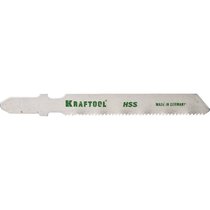 KRAFTOOL по металлу HSS, EU-хвост., шаг 1.2 мм, 55 мм, 2 шт., полотна для лобзика 159551-1.2