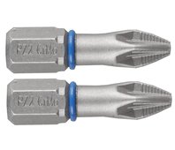 ЗУБР PZ2, 25 мм, 2 шт., бита кованая, торсионная ЭКСПЕРТ 26013-2-25-2