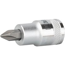 KRAFTOOL 1/2", S2 сталь, PH4, сатинированная, торцовая бита-головка "INDUSTRIE QUALITAT" 27901-4