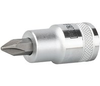 KRAFTOOL 1/2", S2 сталь, PH4, сатинированная, торцовая бита-головка "INDUSTRIE QUALITAT" 27901-4