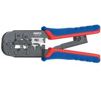 Пресс-клещи для штекеров RJ, 2 гнезда, RJ 11/12 (6-pin), RJ 45 (8-pin), 190 мм, SB