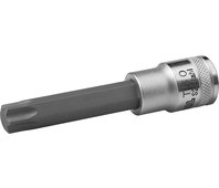 KRAFTOOL 1/2", 100 мм, S2 сталь, Т60, удлиненная, сатинированная, торцовая бита-головка INDUSTRIE QUALITAT 27906-60_z01
