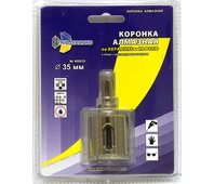 Trio Diamond Коронка алмазная по керамике и кафелю с центрирующим сверлом 35мм  400035