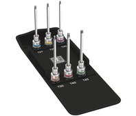 8767 C TORX® HF 2 Zyklop Набор головок торцевых с вставкой-битой, с фиксацией, 1/2", 6 пр., TX 20/25/27/30/40/45 x 140 мм