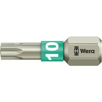 3867/1 TS TORX® бита торсионная, нерж., 1/4" C6.3, TX 10 x 25 мм