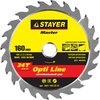 STAYER ⌀ 160 x 20 мм, 24T, диск пильный по дереву 3681-160-20-24