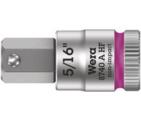 8740 A Hex-Plus HF Zyklop Головка торцевая с вставкой-битой с внешним шестигранником, 1/4", с фиксацией, 5/16" x 28 мм