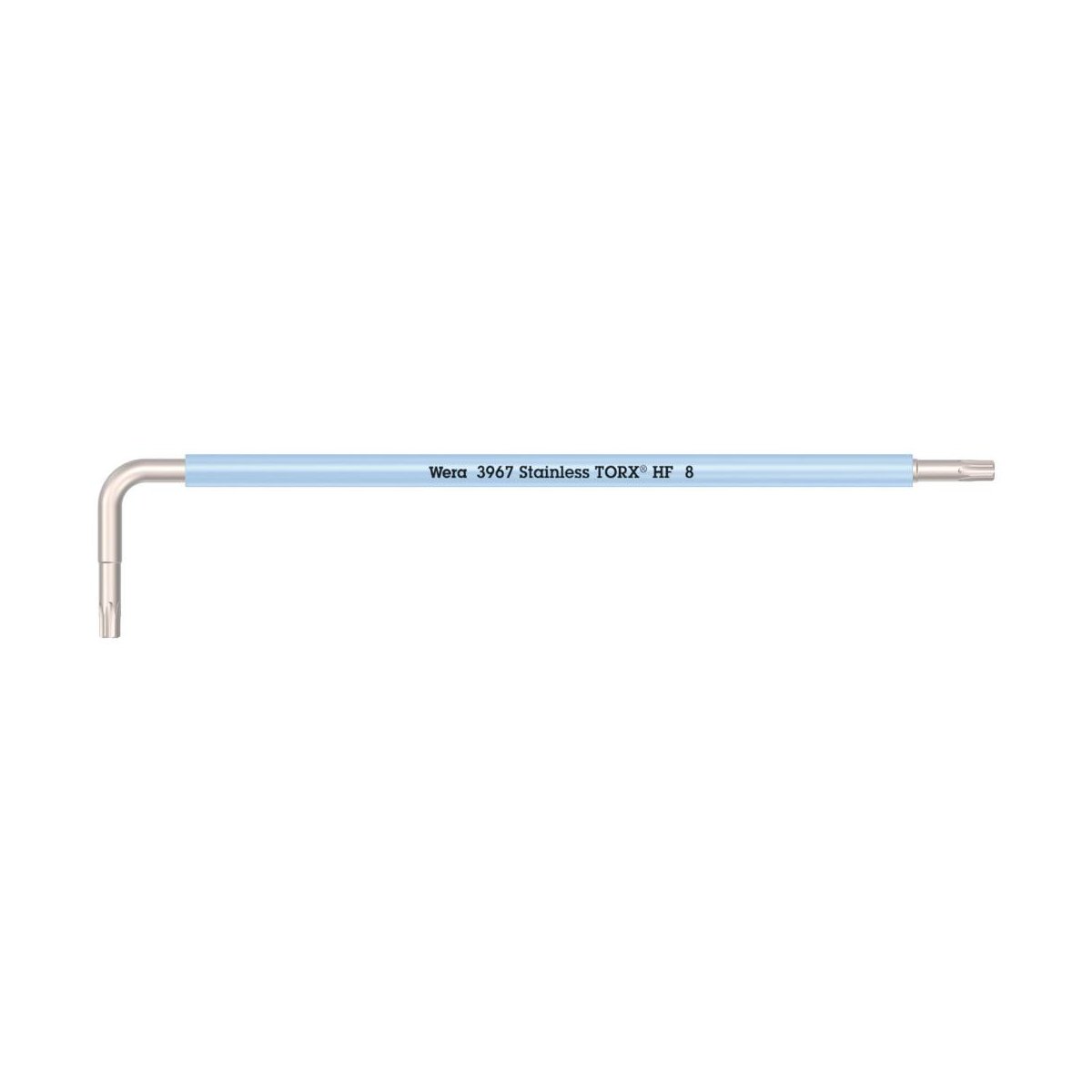 3967 SXL HF TORX® Multicolour Г-образный ключ с фиксацией, удлиненный, нерж., TX 8 x 90 мм