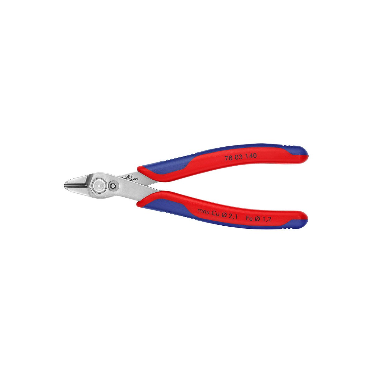 Electronic Super Knips® XL Бокорезы прецизионные, нерж., 140 мм, 2-комп ручки