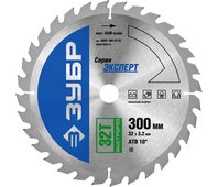ЗУБР ⌀ 300 x 32 мм, 32T, диск пильный по дереву "Быстрый рез" 36901-300-32-32