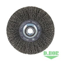 Щётка дисковая гофрированная для УШМ, METAL Standard, 100xМ14 - S0.30 - RPM 14000 (арт. D20-MS-100-M14-030) "D.BOR"