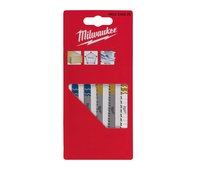 Полотна для лобзика Milwaukee Набор (5шт)(213116,254061/063/064/071)