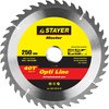 STAYER ⌀ 250 x 32 мм, 40T, диск пильный по дереву 3681-250-32-40
