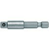 870/4/A 50 Адаптер 1/4" M квадрат x 1/4" E6.3, 50 мм, машинный режим