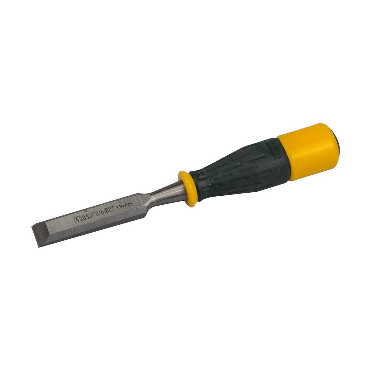 KRAFTOOL 18 мм, ударопрочная двухкомп ручка, стамеска EXPERT 1815-18_z01