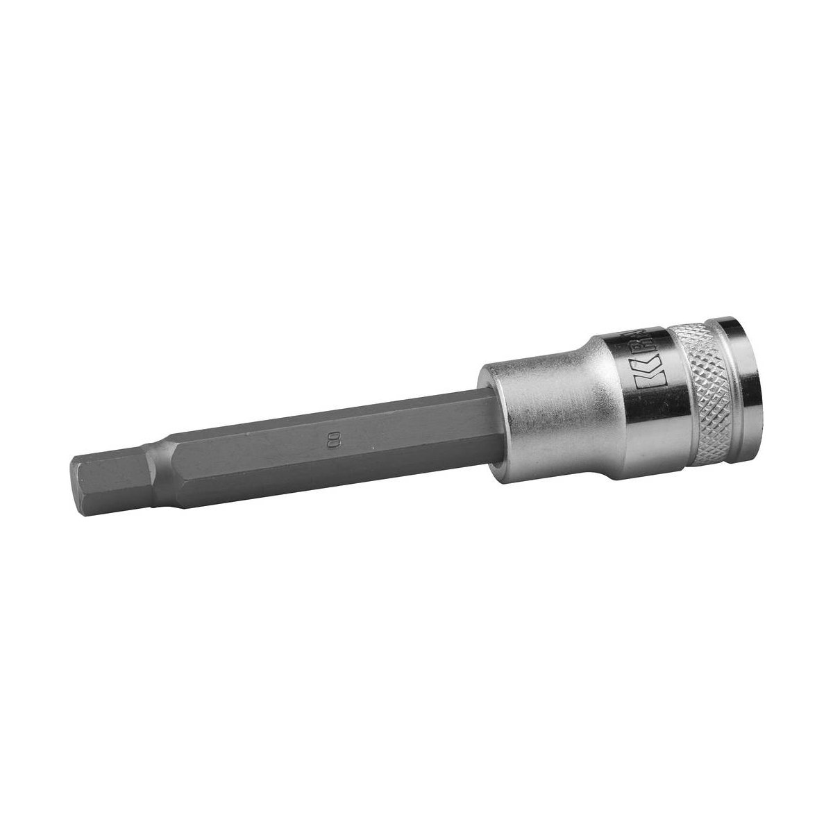 KRAFTOOL 1/2", 100 мм, S2 сталь, H8, удлиненная, фосфатированная, торцовая бита-головка INDUSTRIE QUALITAT 27909-08_z01