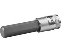 KRAFTOOL 1/2", 100 мм, S2 сталь, H12, удлиненная, сатинированная, торцовая бита-головка INDUSTRIE QUALITAT 27909-12_z01
