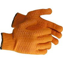 ЗУБР S-M, перчатки трикотажные с противоскользящим покрытием 11278-S