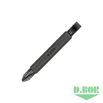 Биты намагниченные двухстор. MAGNETIC, Ph2-Sl5.5 x 60 мм, ACR2, (арт. D-MA-P2SL55-060-010) "D.BOR"