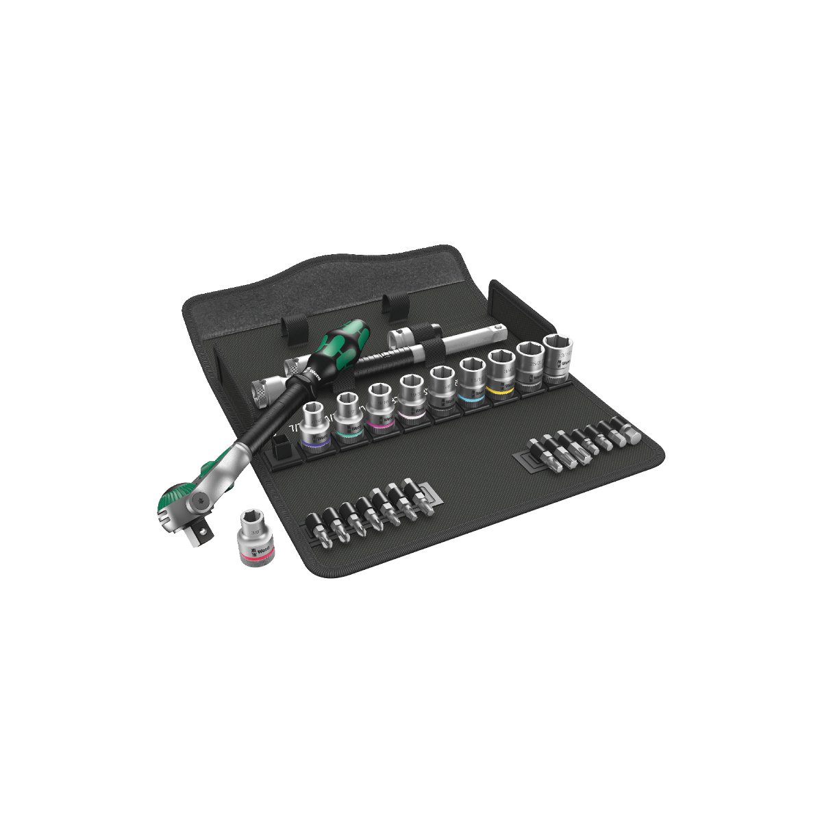 8100 SC 9 Zyklop Speed набор с трещоткой, 1/2", 28 пр.