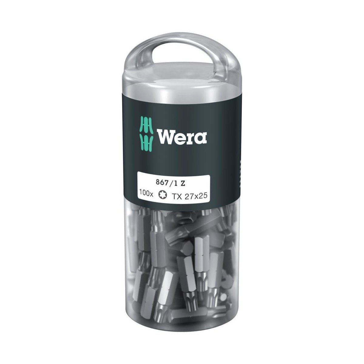 867/1 Z DIY 100 TORX® 27 набор бит, 1/4" C6.3, TX 27 x 25 мм, 100 шт