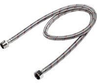 STAYER 1/2", 1 м, оплетка из нержавеющей стали, подводка гибкая для воды 51015-G/S-100