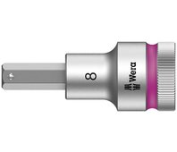 8740 C Hex-Plus HF Zyklop Головка торцевая с вставкой-битой с внешним шестигранником, 1/2", с фиксацией, 8 x 60 мм